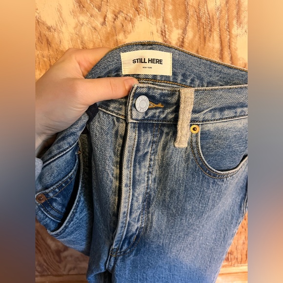 Classic Blue Straight Leg Jeans - Picture 6 of 9